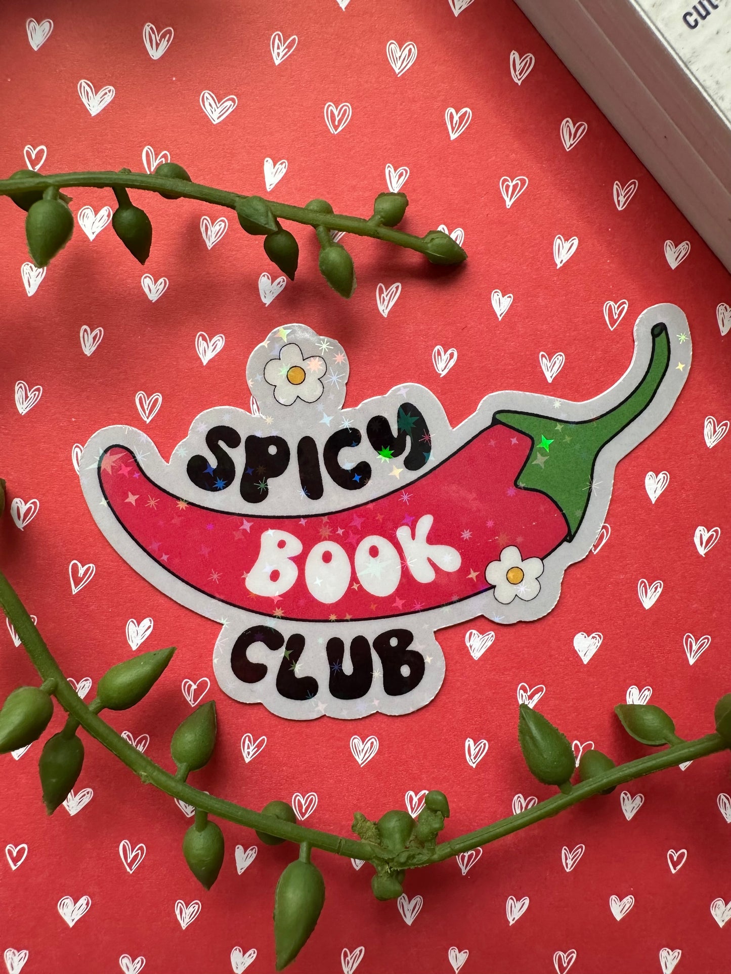 Spicy Book Club Sticker