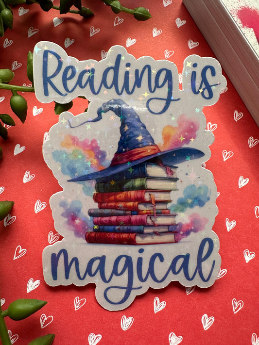 Reading is Magical Sticker