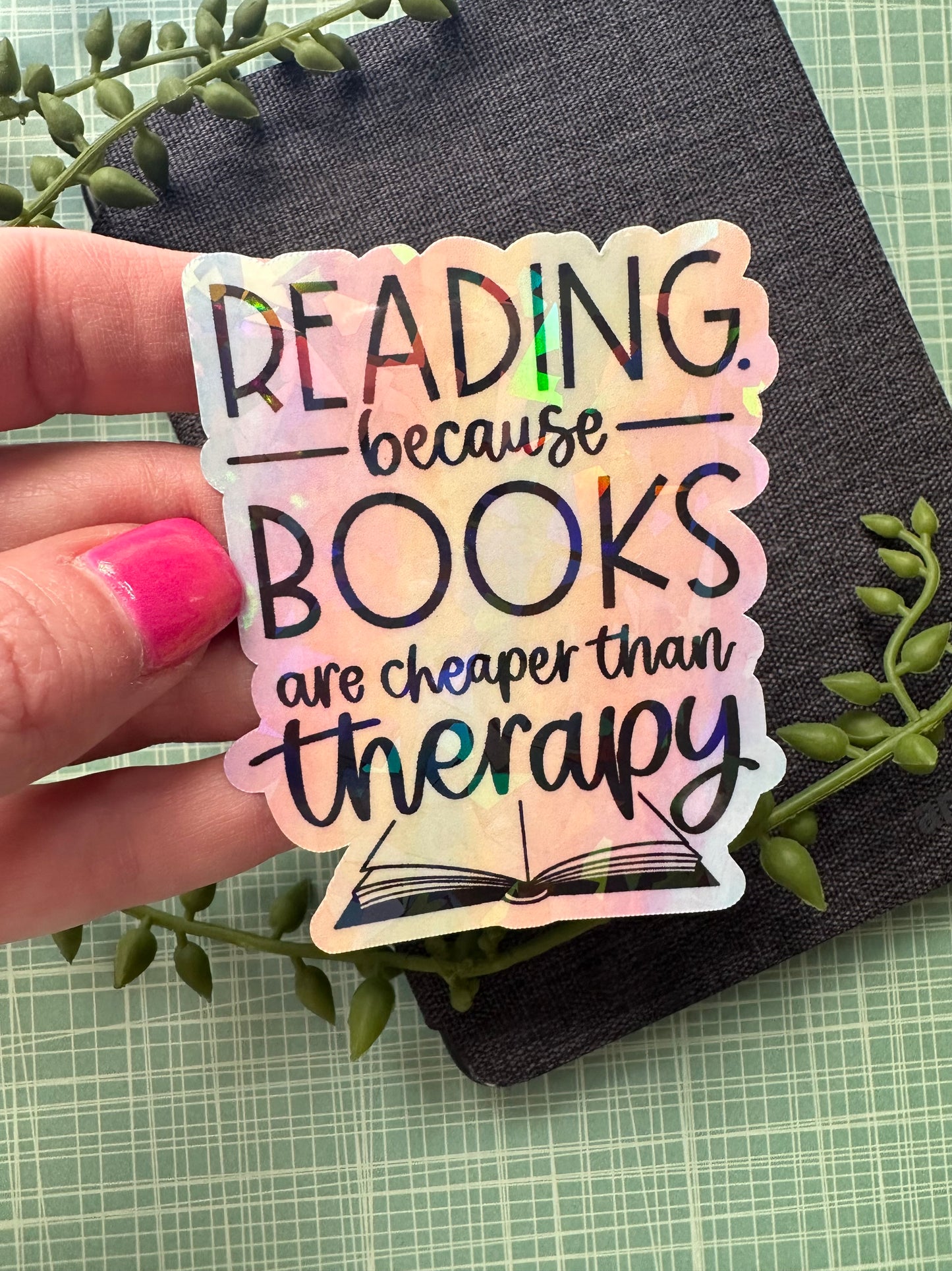 Cheaper than Therapy Sticker