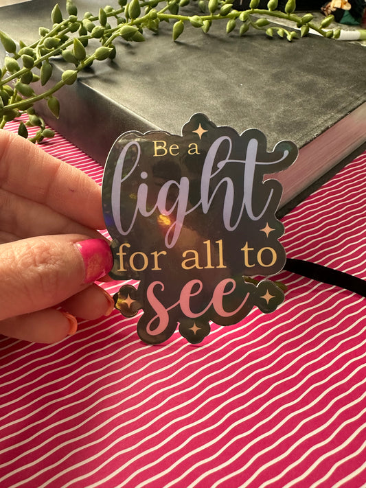 Be a Light Sticker