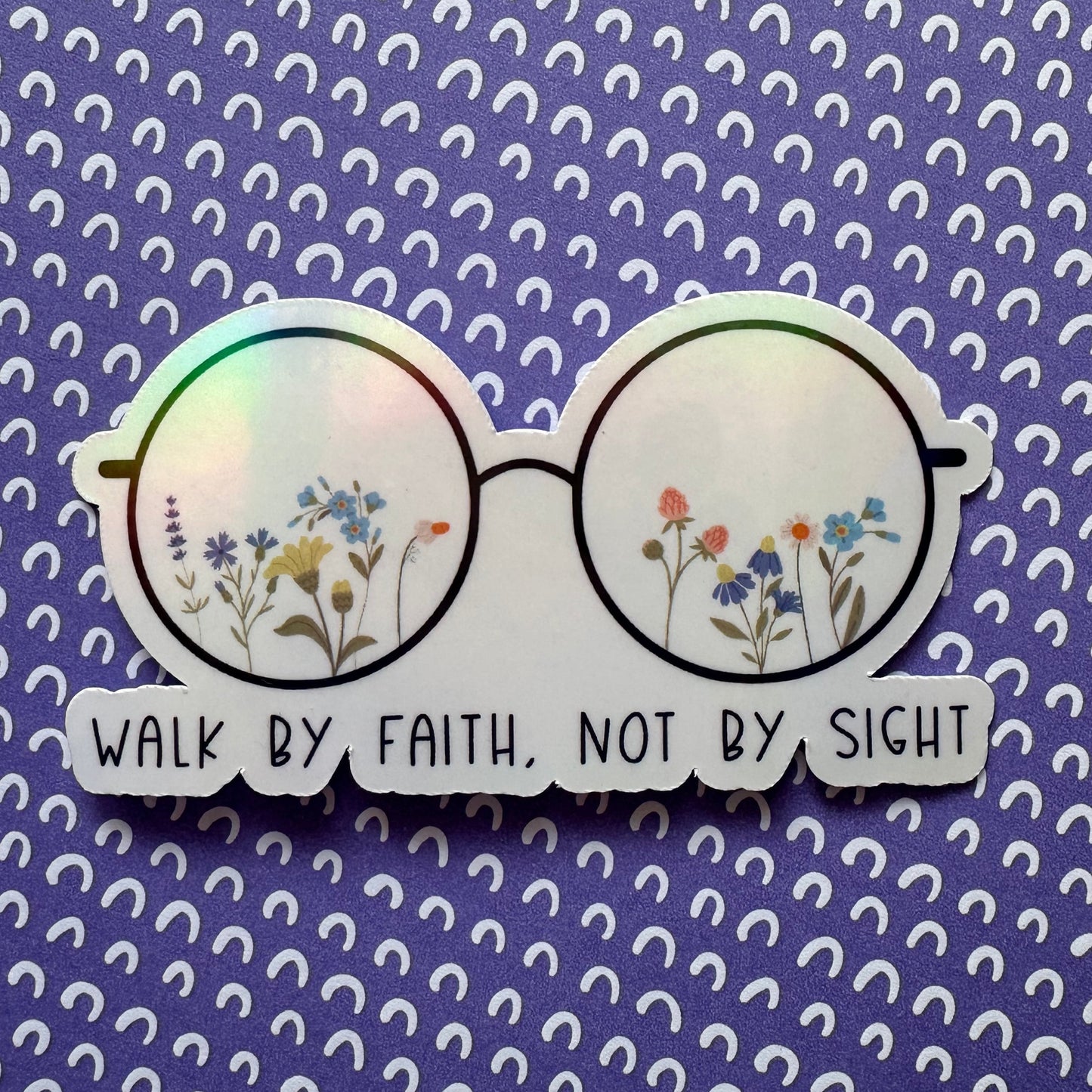 Walk By Faith Sticker