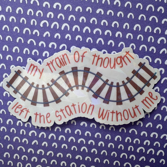 Train of Thought Sticker