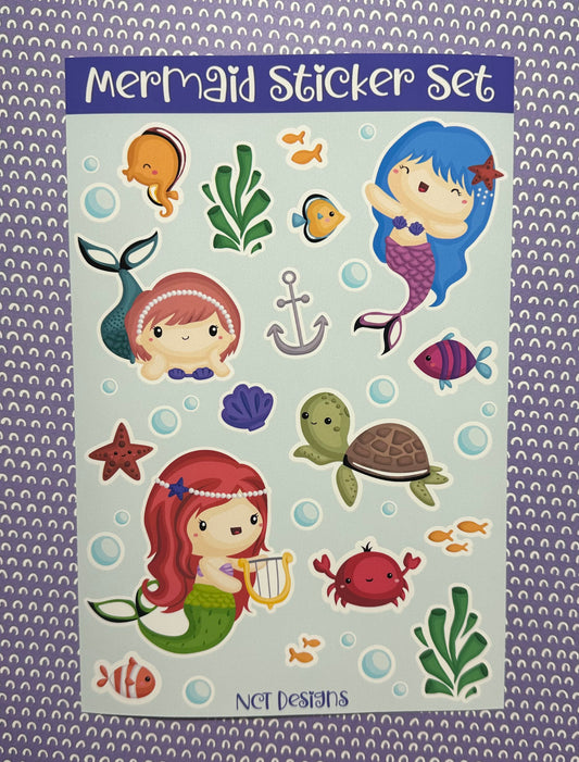 Mermaid Sticker Set