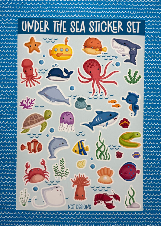 Under the Sea Sticker Set