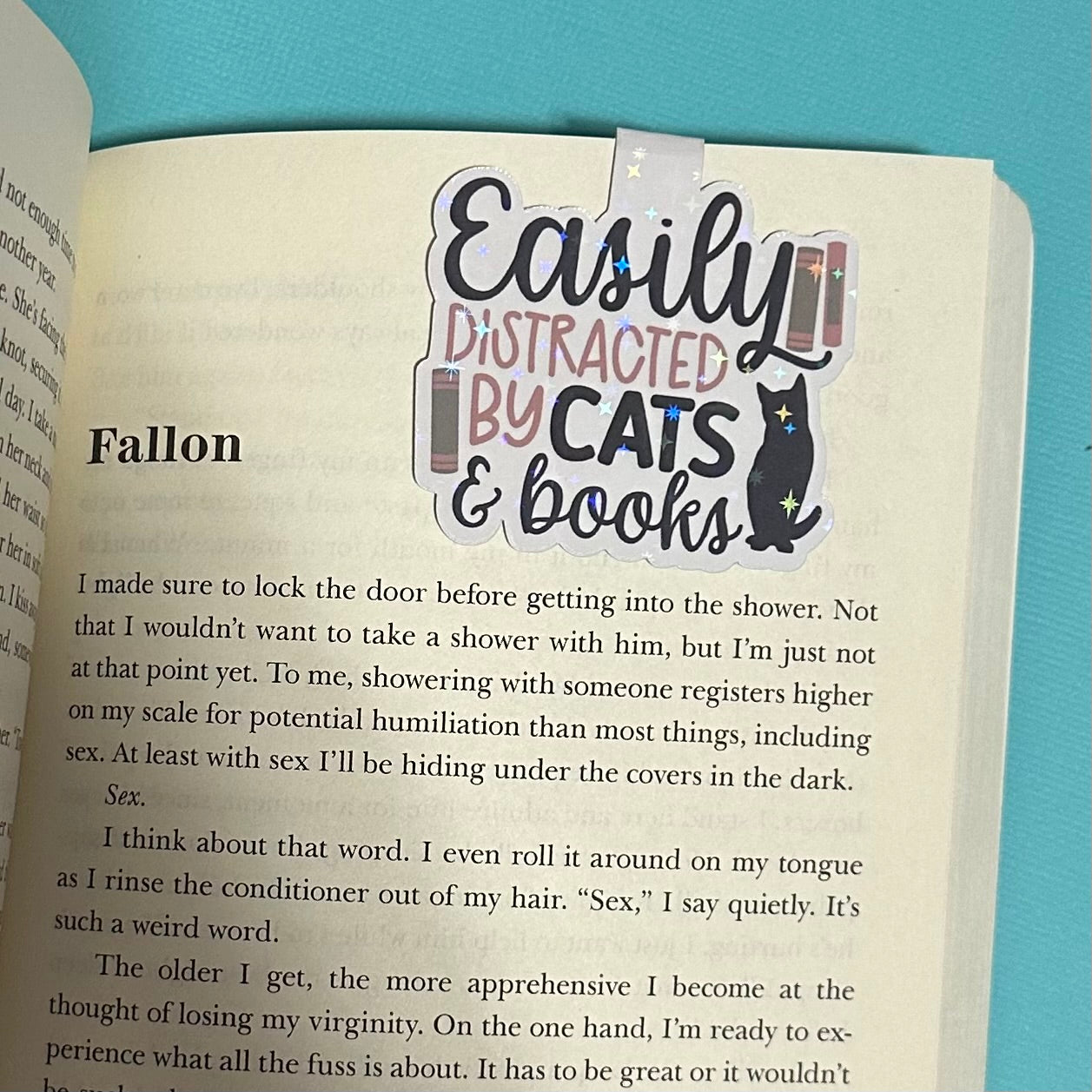 Easily distracted by cats and books