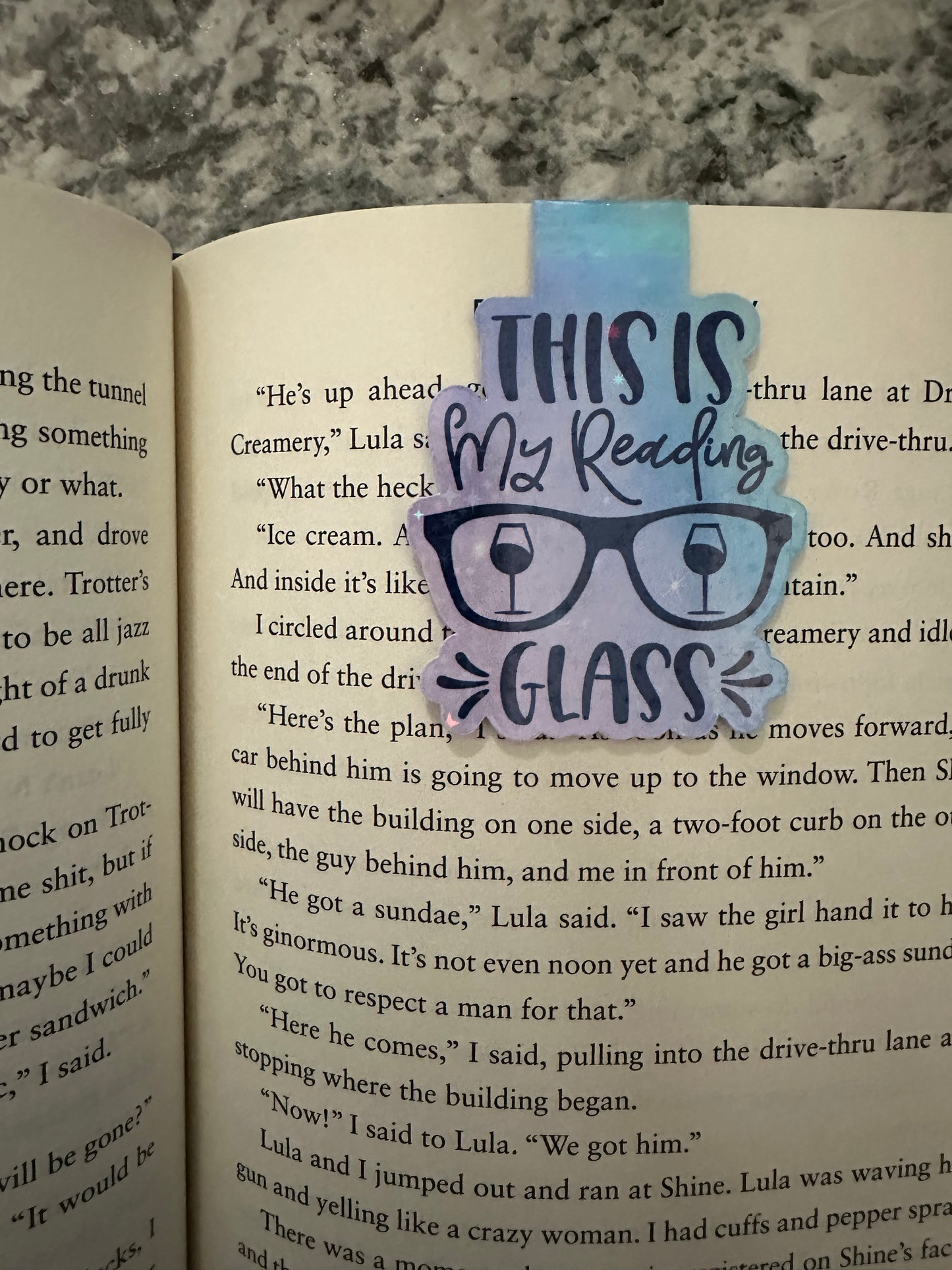 Reading glass