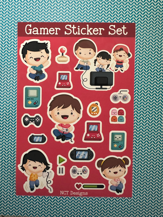 Gamer Sticker Set