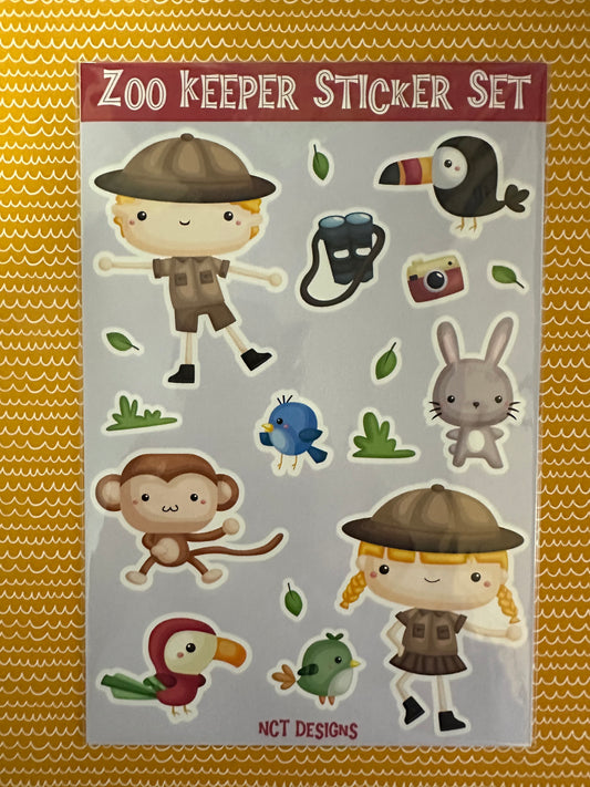 Zookeeper Sticker Set