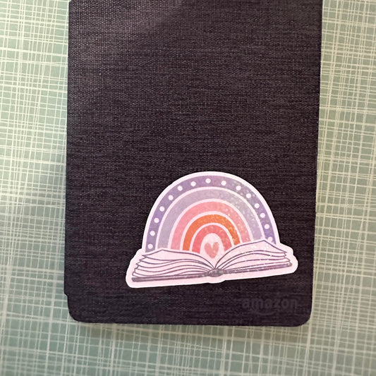 Rainbow Book Sticker