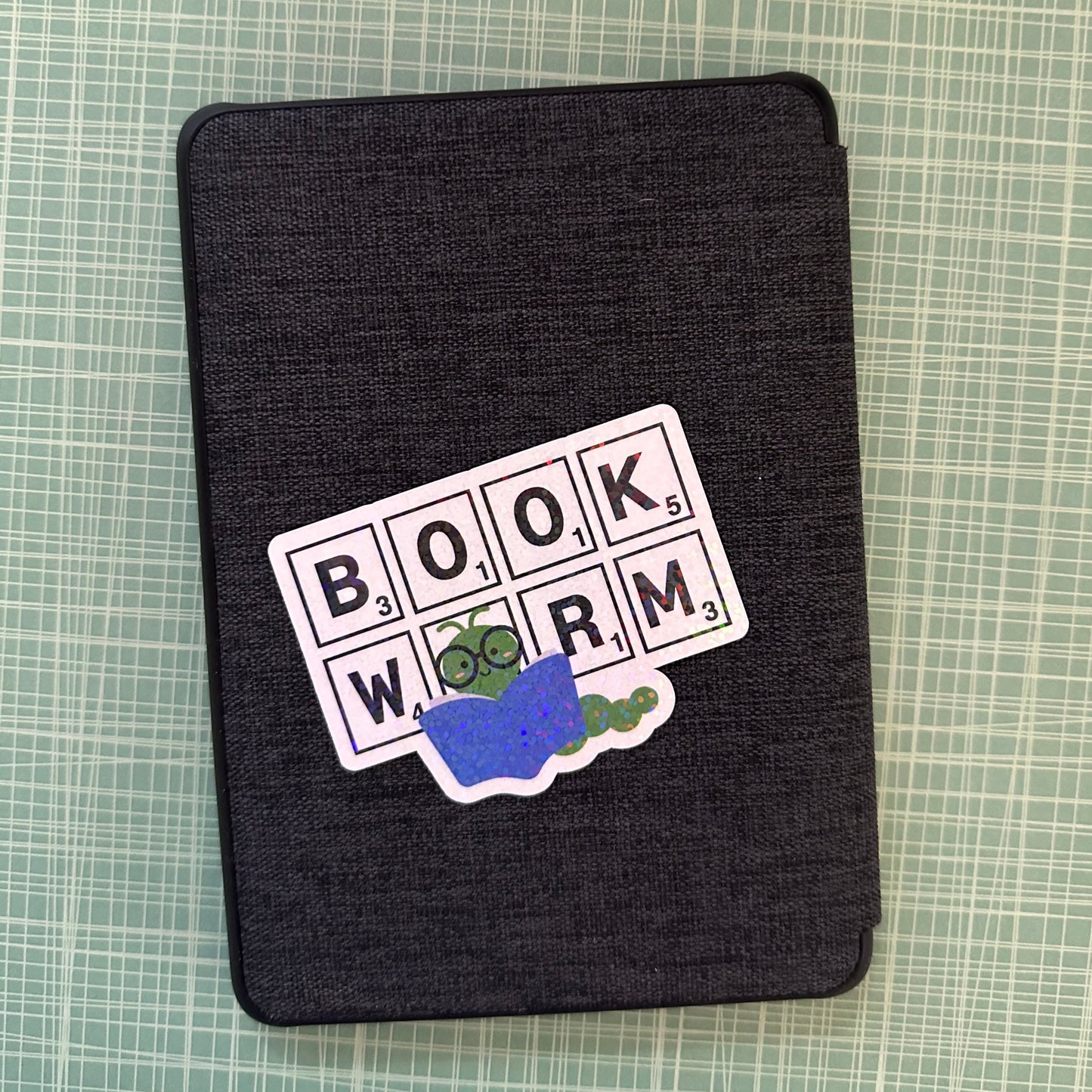 Book Worm Tiles Sticker