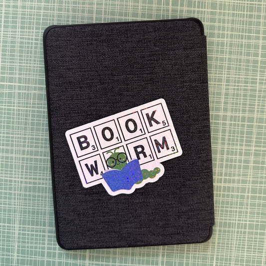 Book Worm Tiles Sticker