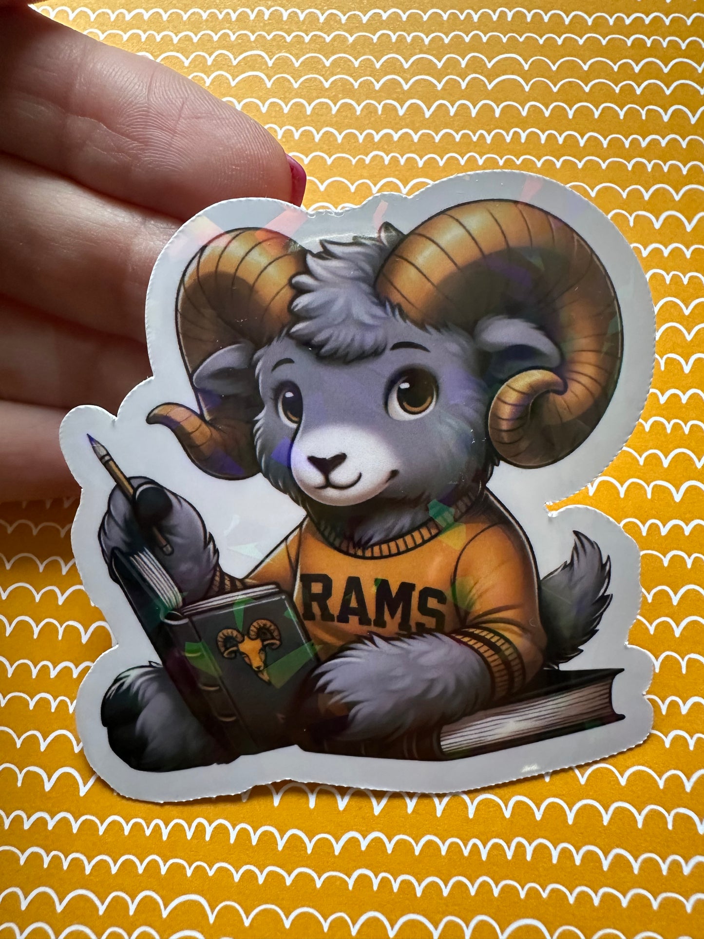 Reading Rams Sticker