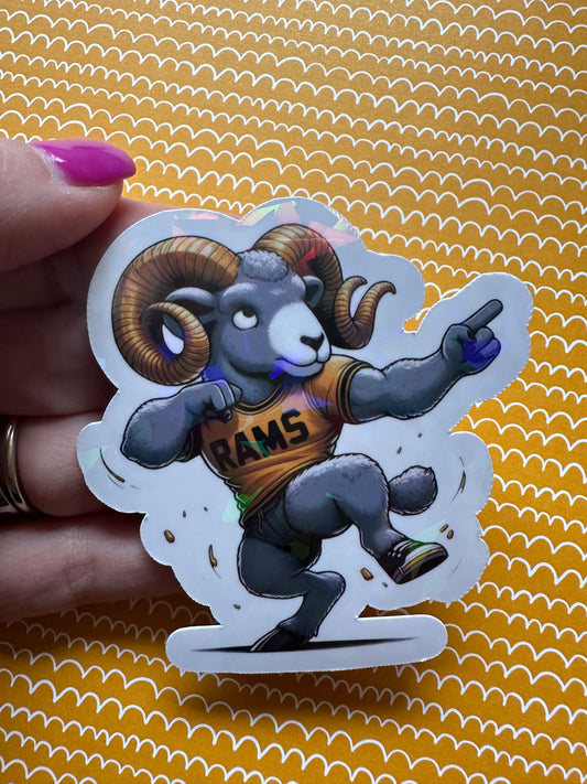 Dancing Rams Sticker