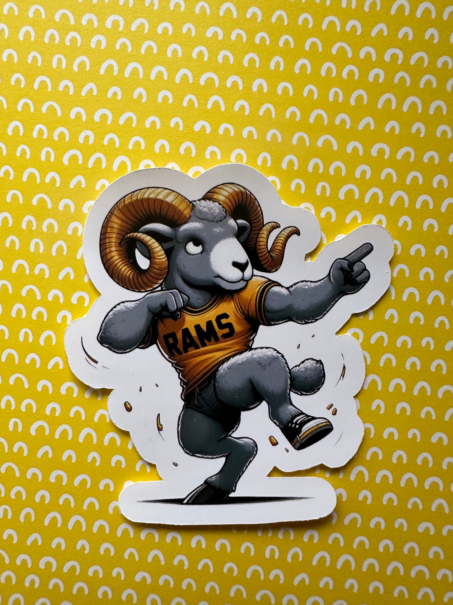 Dancing Rams Sticker