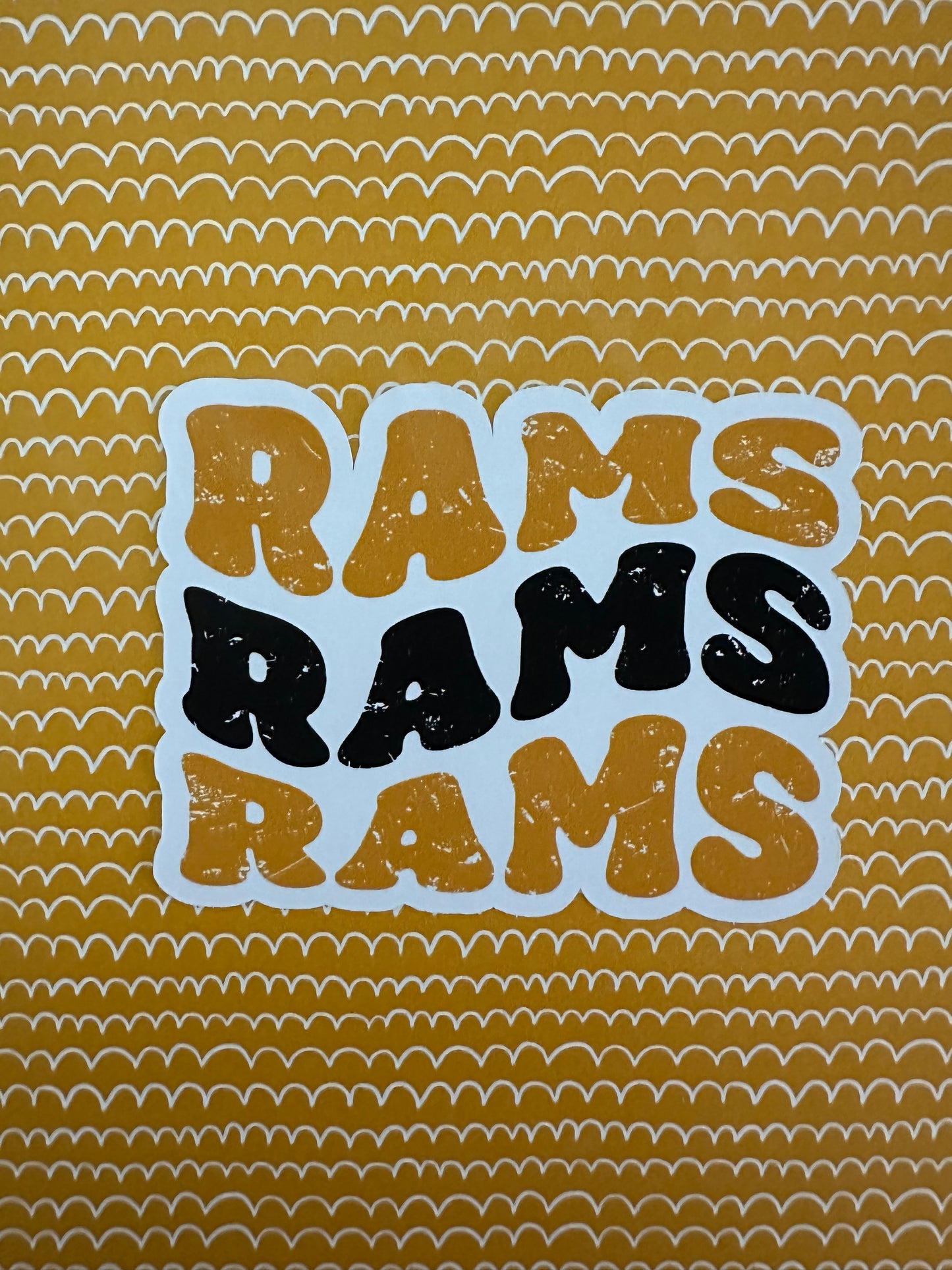 Groovy Rams Sticker