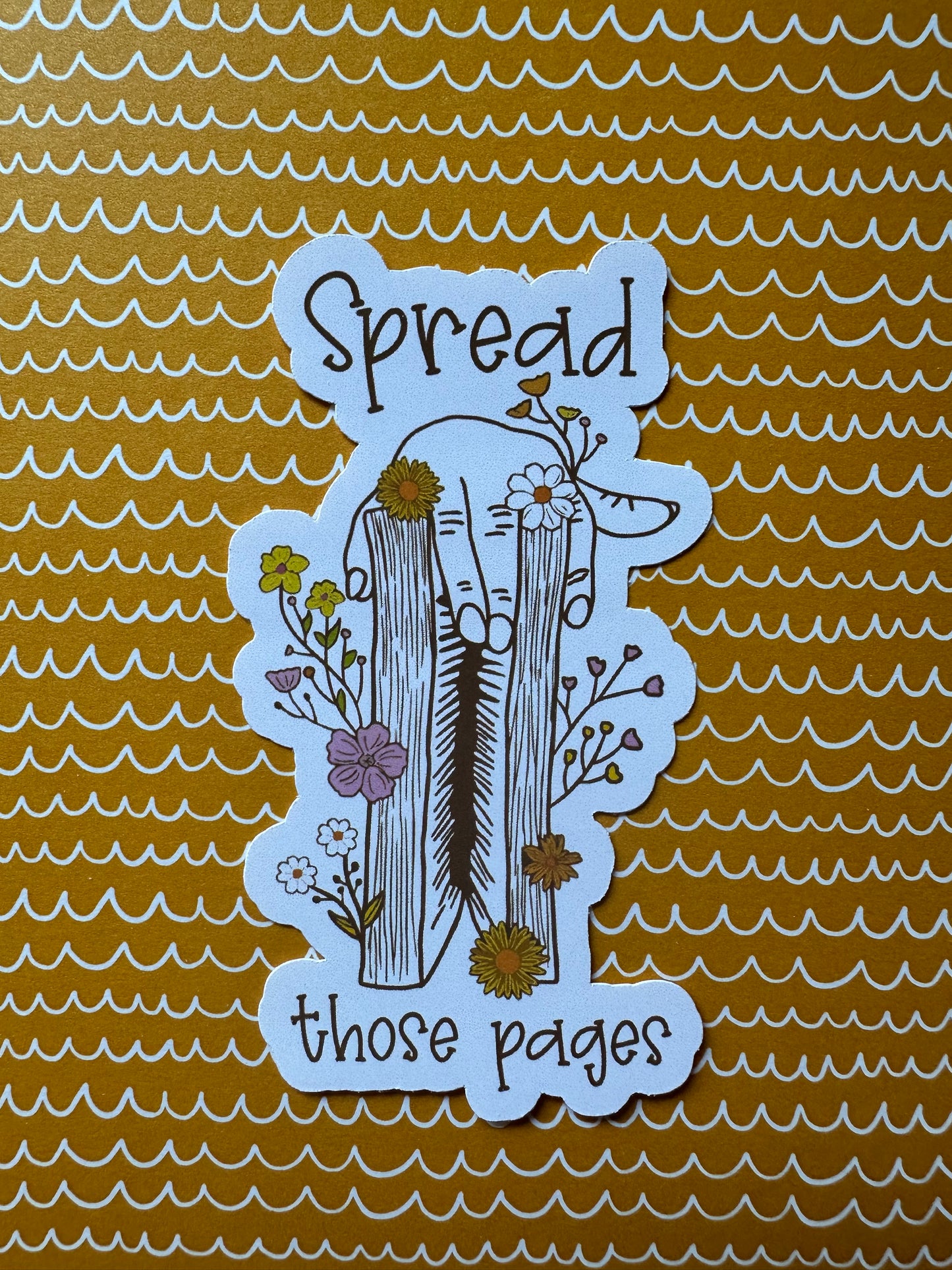 Spread Those Pages Sticker