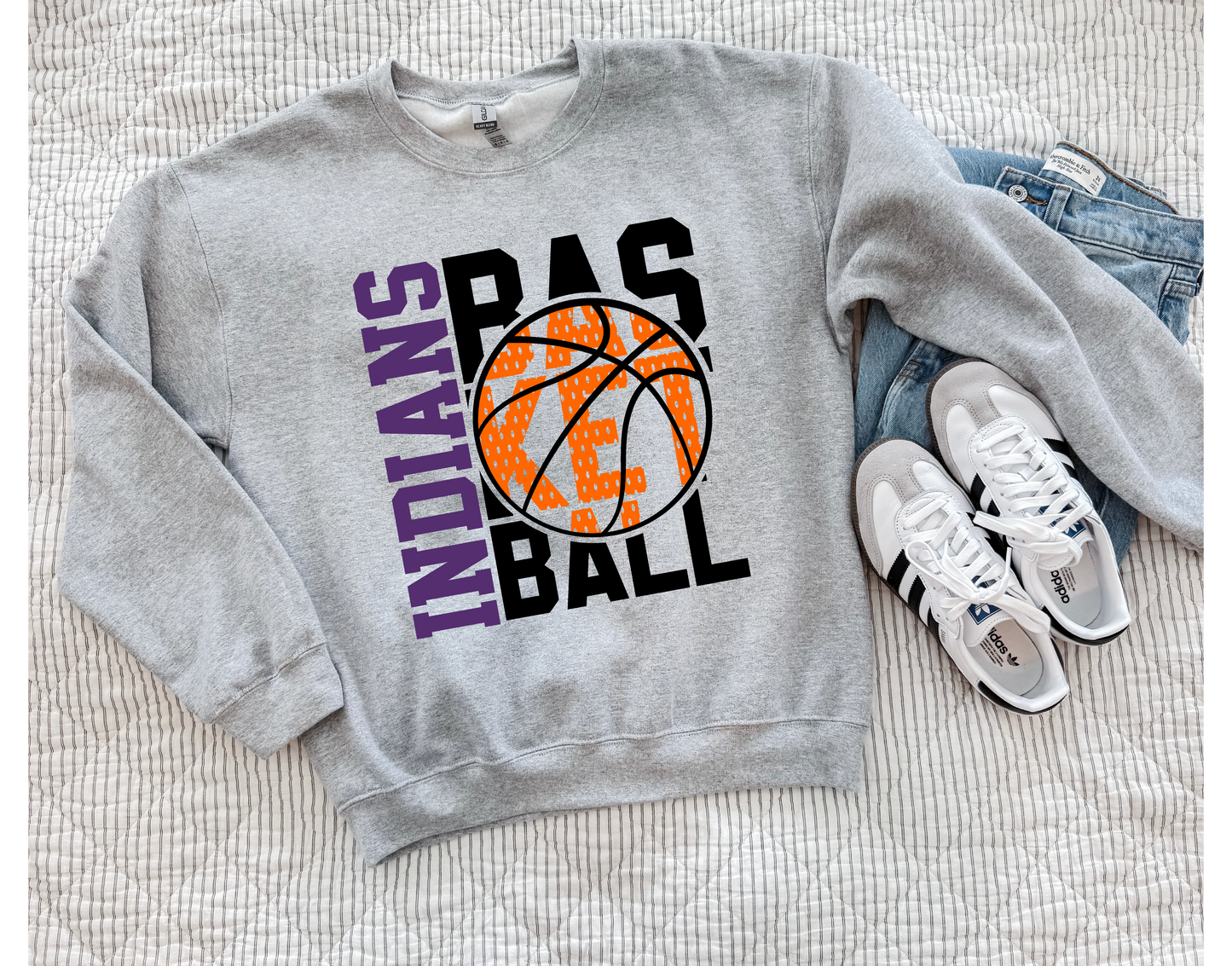 Indians Basketball Sweatshirt
