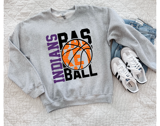 Indians Basketball Sweatshirt