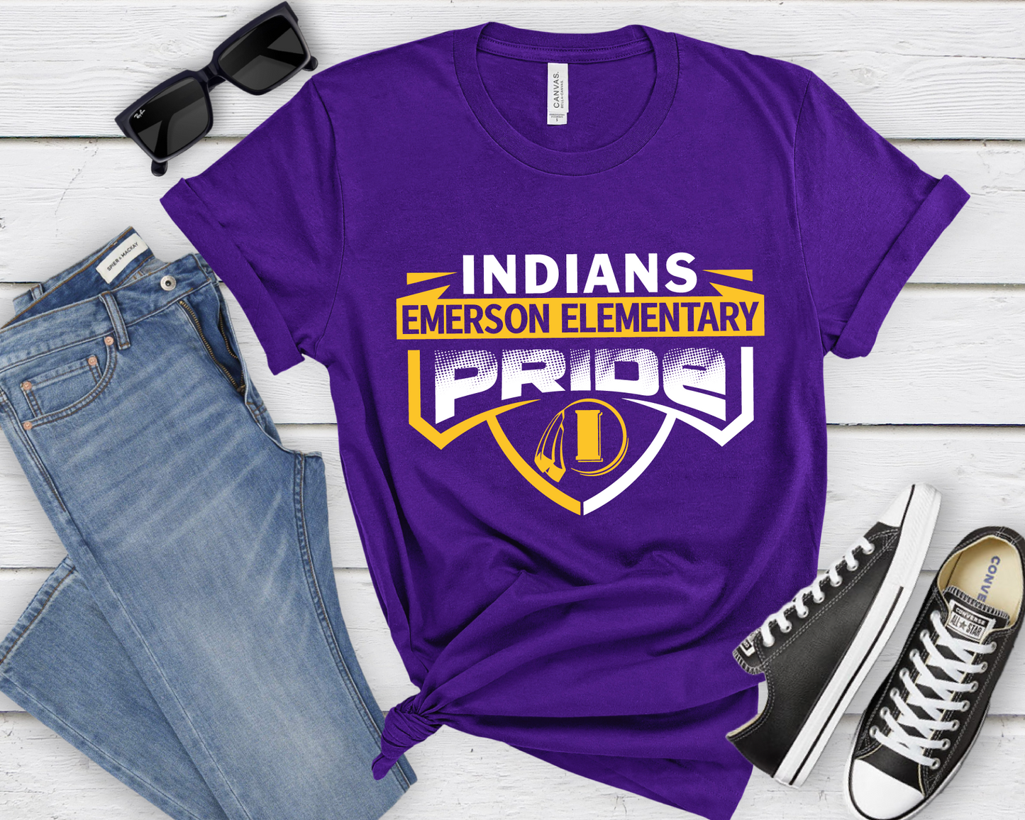 Indianola Indians School Specific Pride T-shirt  - ALL SCHOOLS