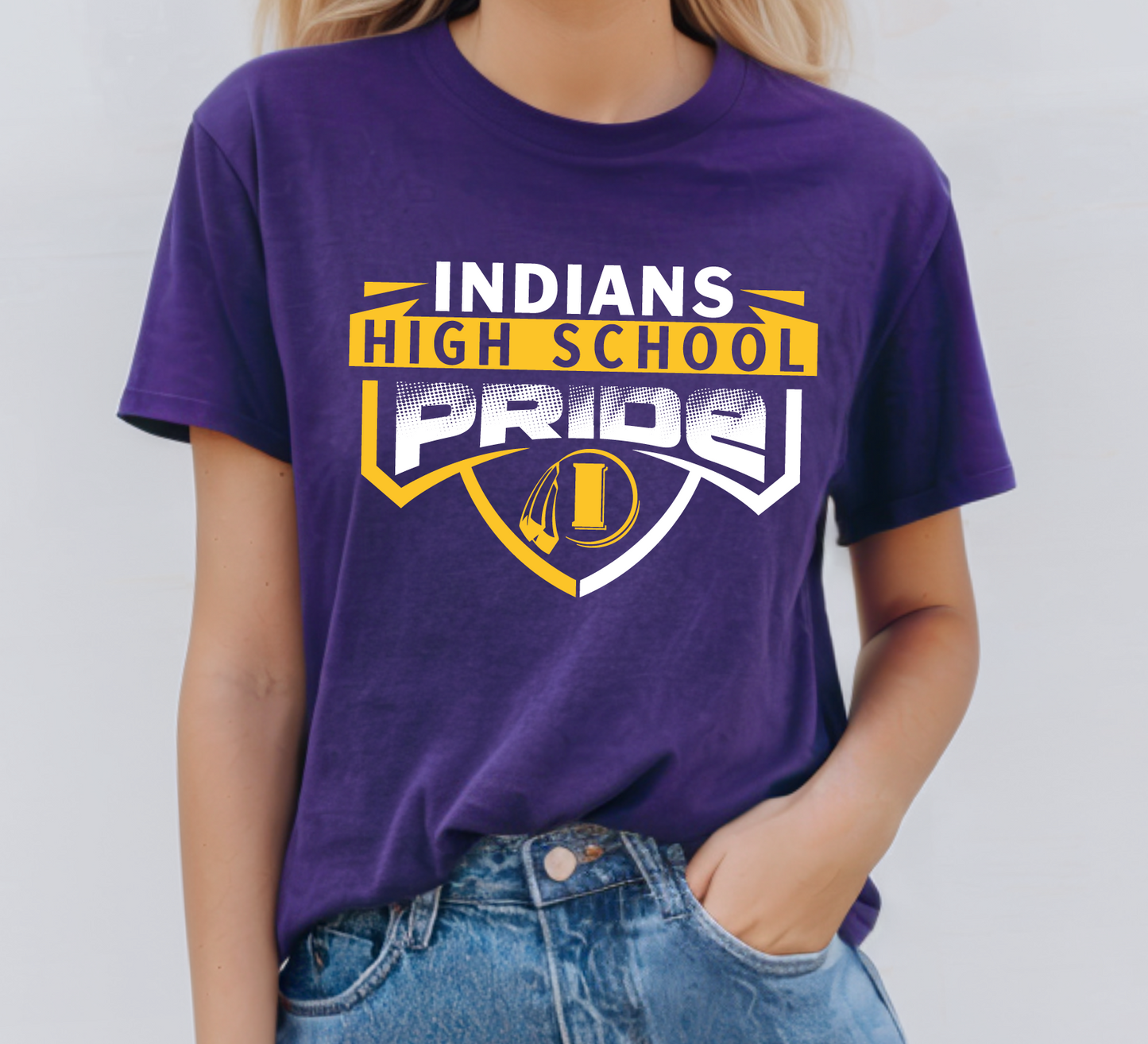 Indianola Indians School Specific Pride T-shirt  - ALL SCHOOLS