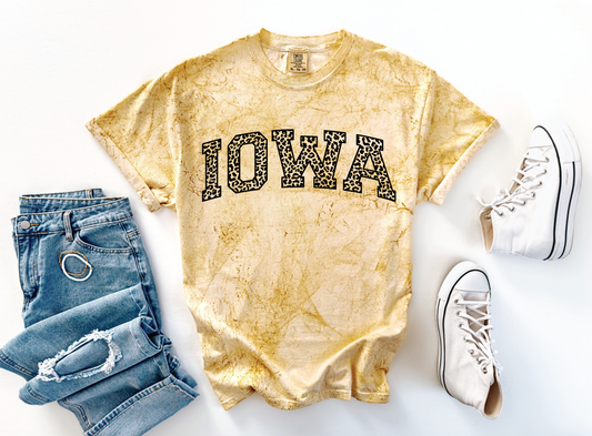 Iowa Color Blast Leopard T-shirt