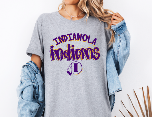Indianola Indians Dalmatian T-shirt