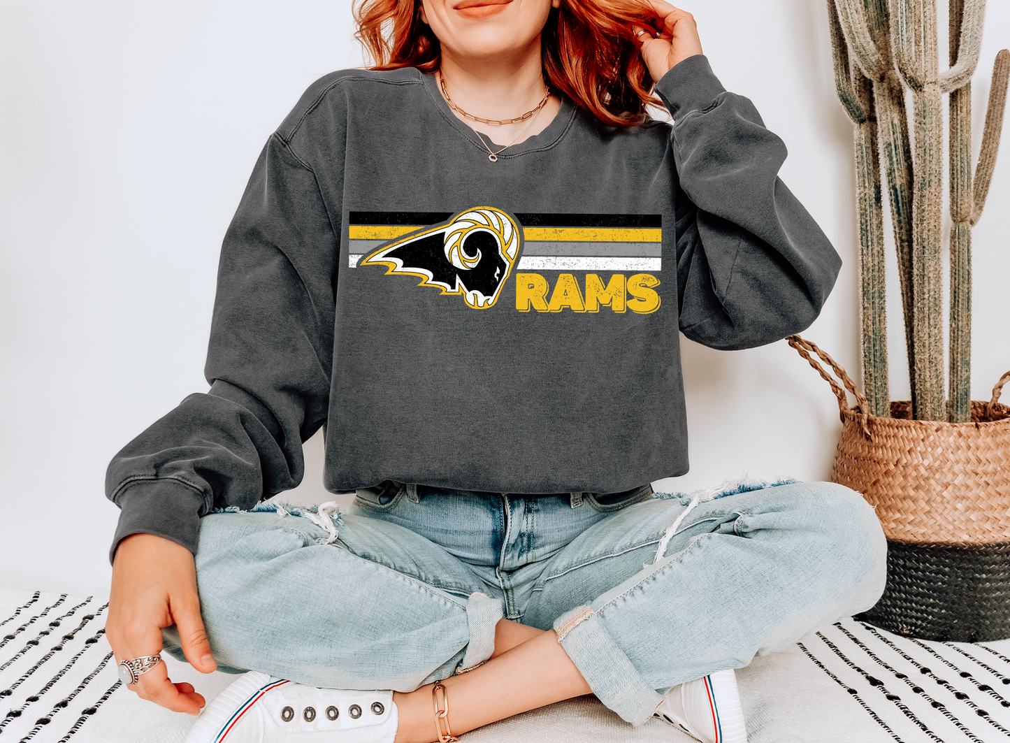 SEP Rams Vintage Linear Premium Sweatshirt