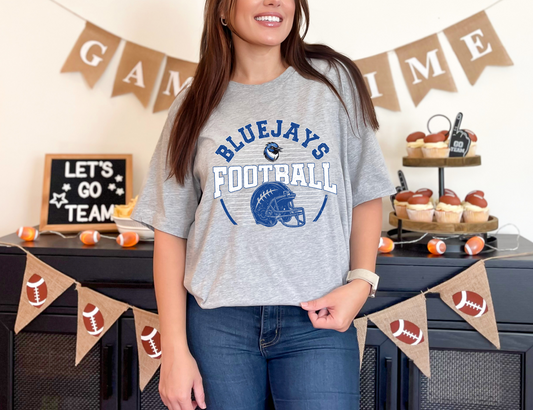 Football Vintage Bluejays T-shirt