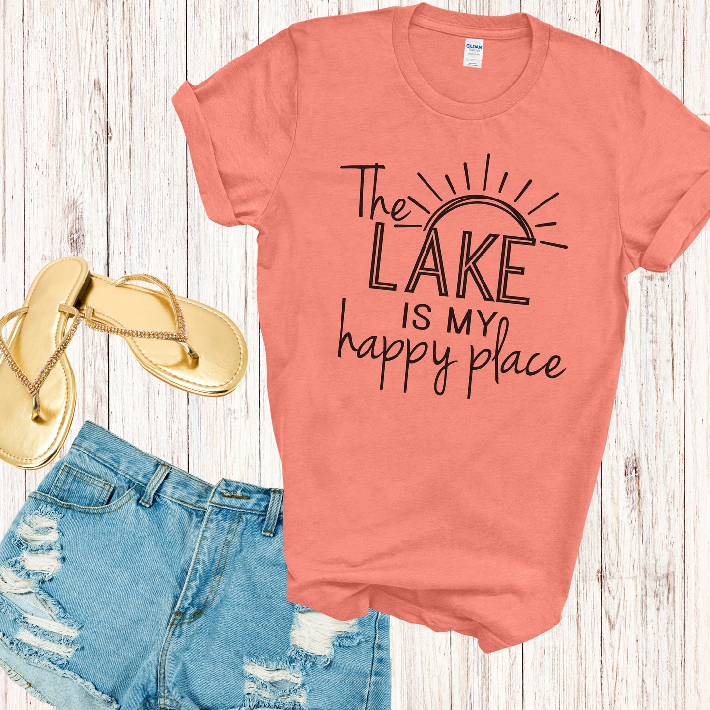 The Lake is my Happy Place T-shirt