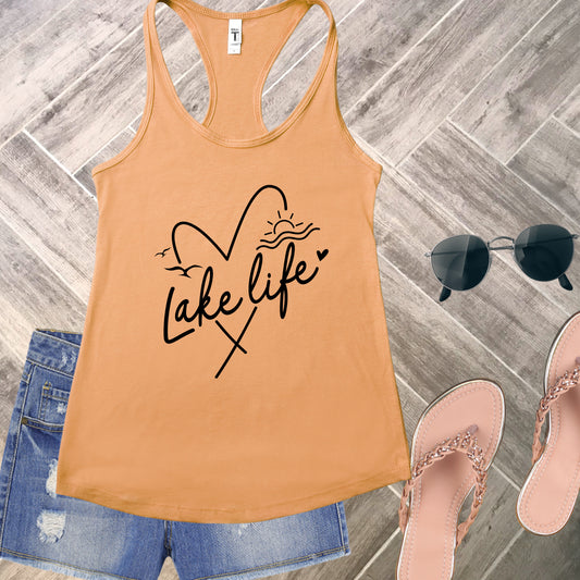 Lake Life Heart Tank