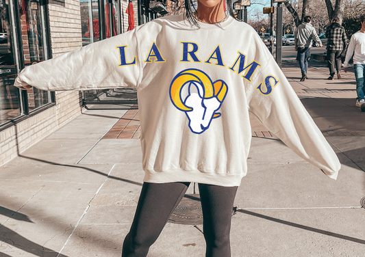 LA Rams Vintage Full Sleeve Sweatshirt