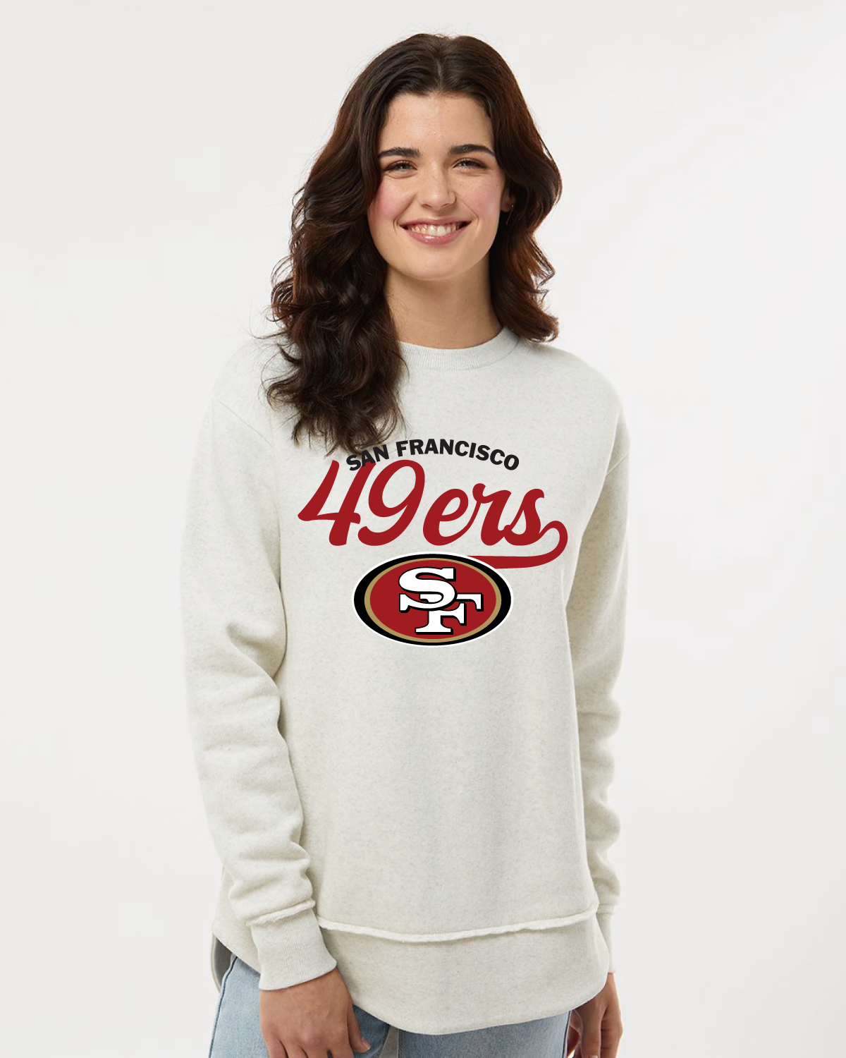 Vintage 49ers Tunic Sweatshirt