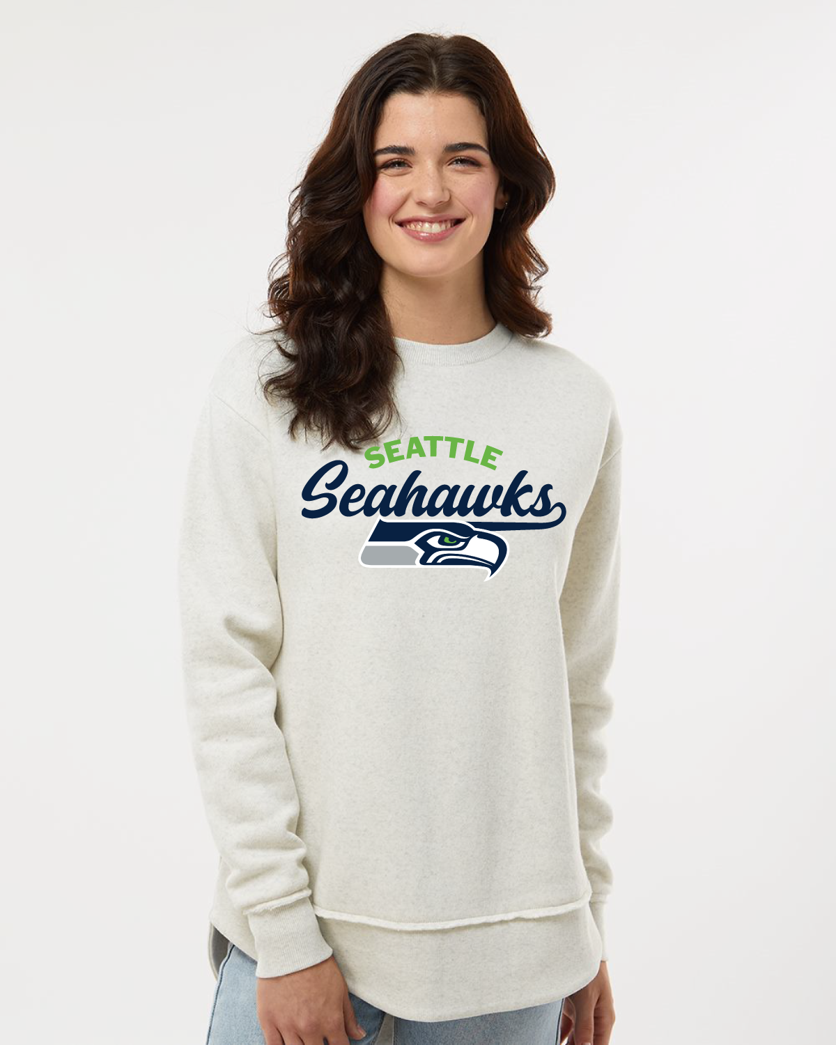 Vintage Seahawks Tunic Sweatshirt