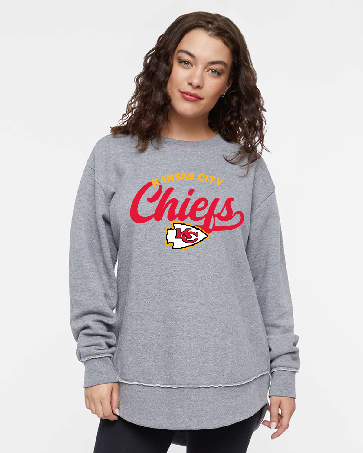 Vintage Chiefs Tunic Sweatshirt