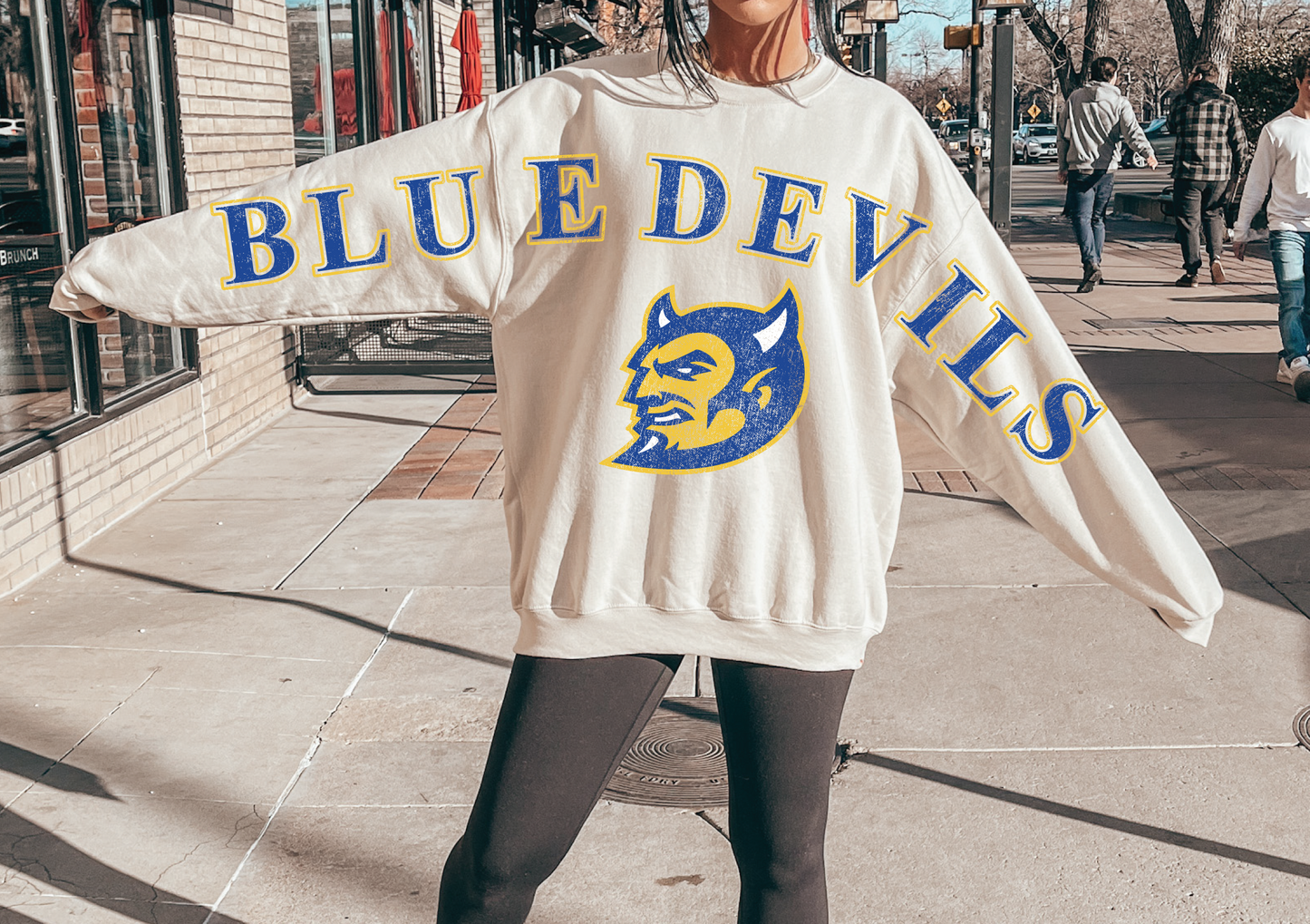 MSTM Blue Devils Vintage Full Sleeve Sweatshirt