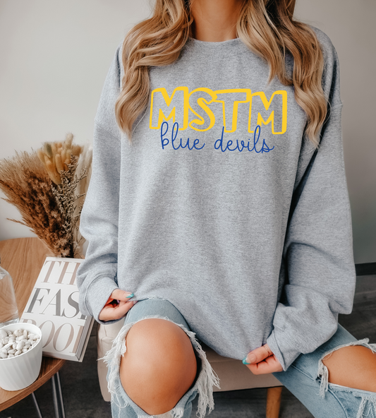 MSTM Blue Devils Bubble Sweatshirt