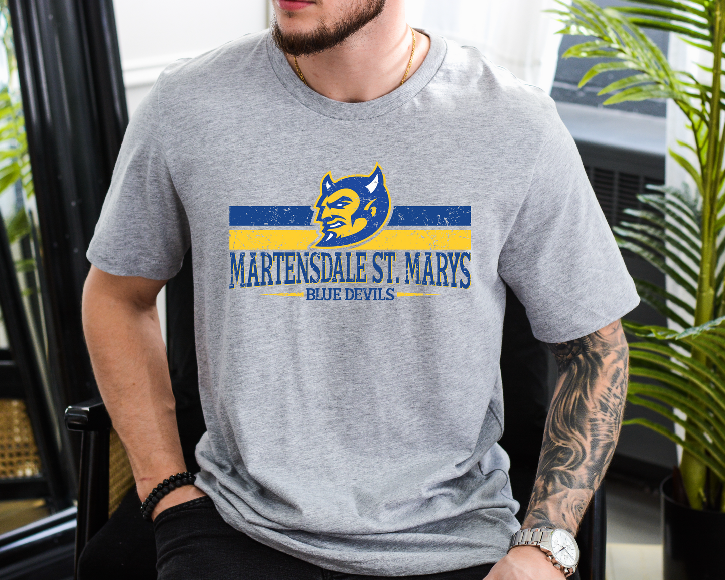 MSTM Blue Devils Linear T-Shirt