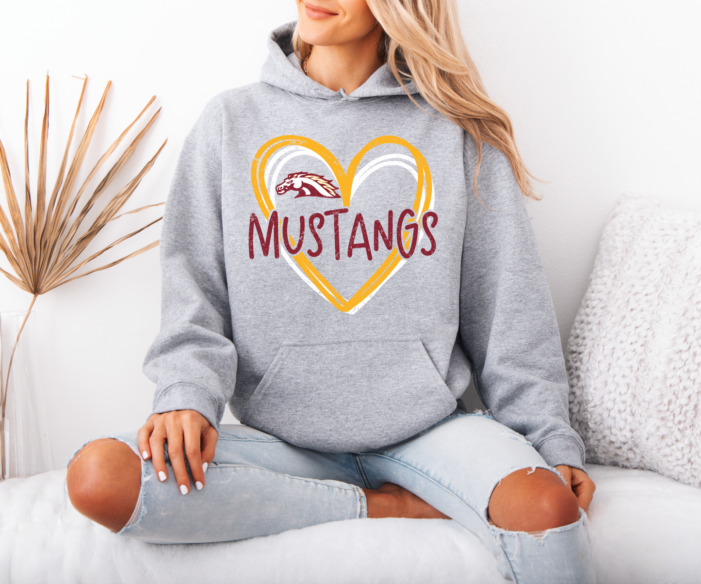 PCM Mustangs Love Sweatshirt