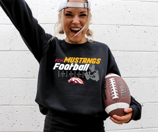 PCM Mustangs Football Line Sweatshirt