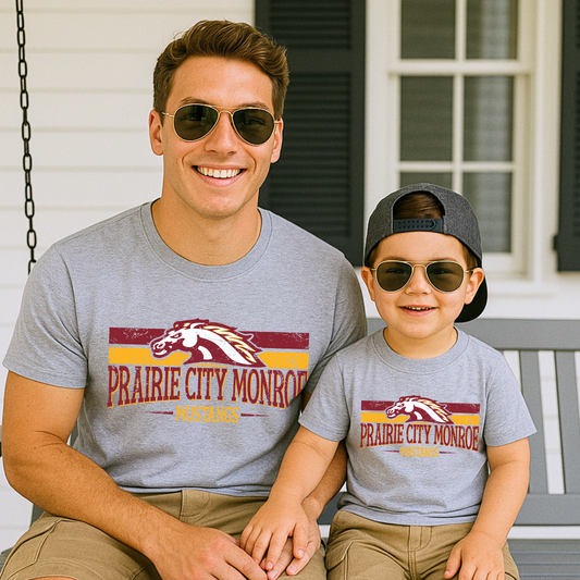 PCM Mustangs Linear T-Shirt