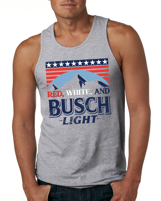 Red, White, and Busch Light Tank