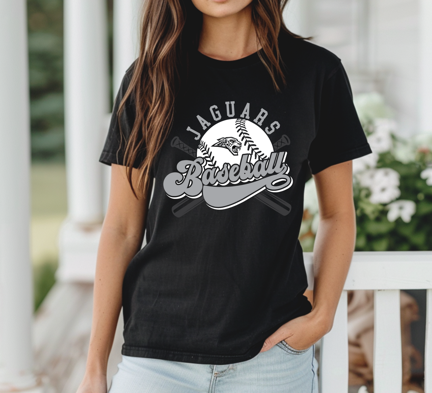 AC Jaguars Retro Baseball T-shirt