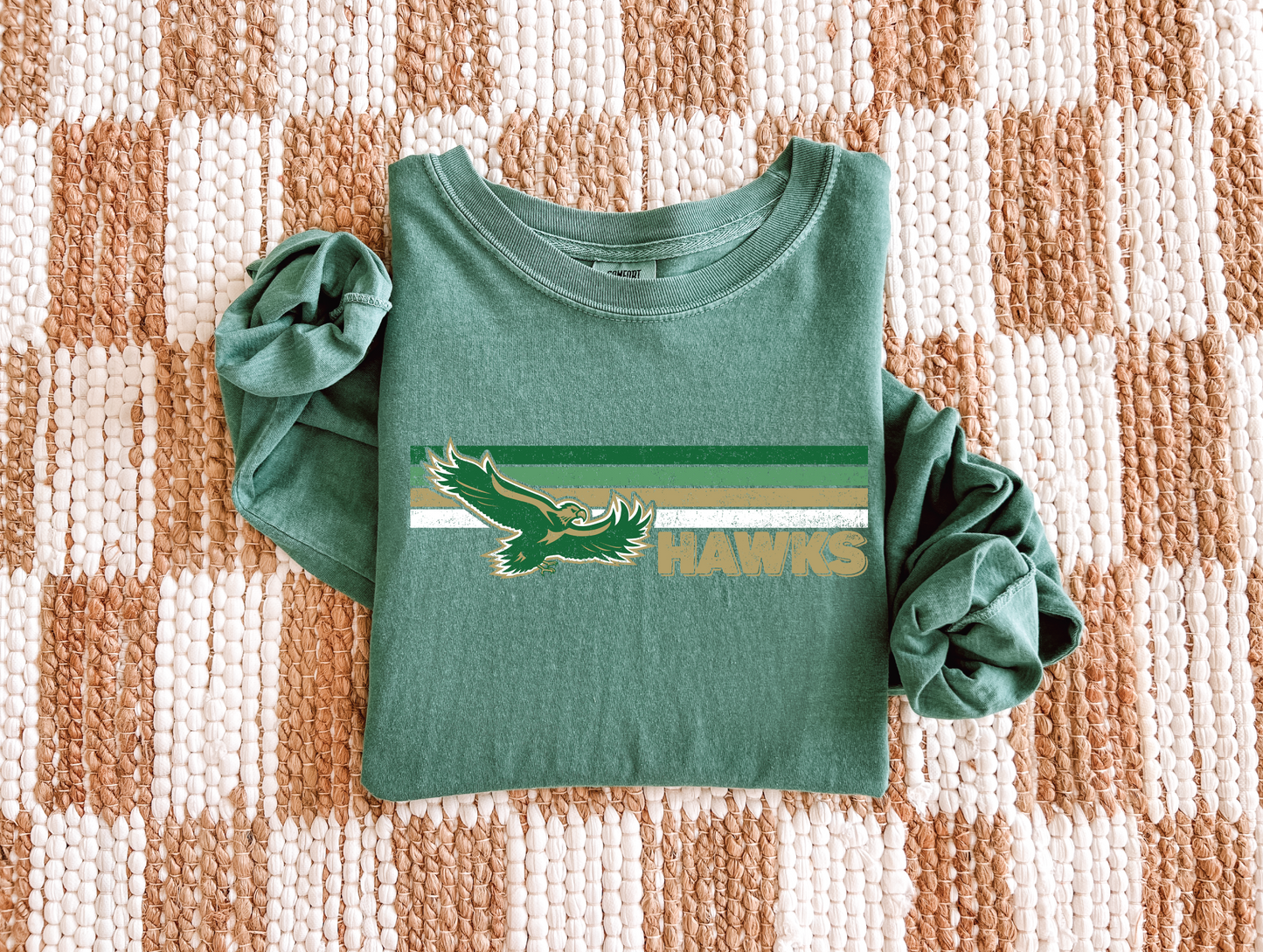 WG Hawks Vintage Linear Premium Sweatshirt