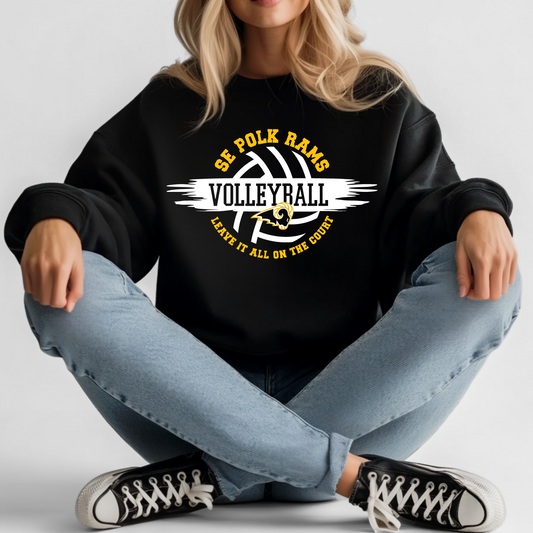 SE Polk Rams Volleyball Sweatshirt