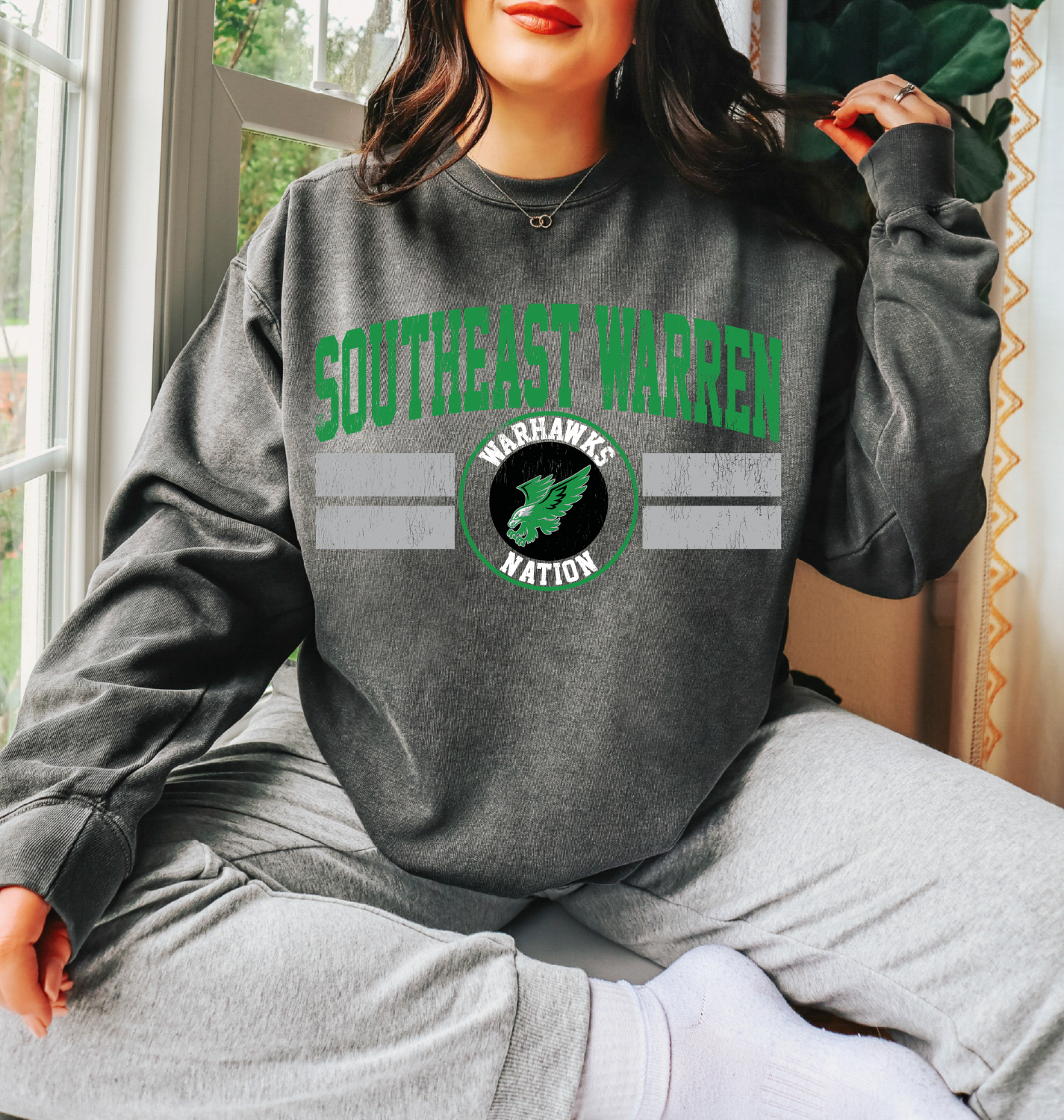 Southeast Warren Warhawks Nation Premium Sweatshirt