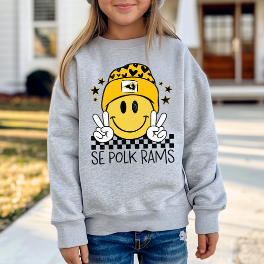 SEP Rams Smiling Beanie Sweatshirt