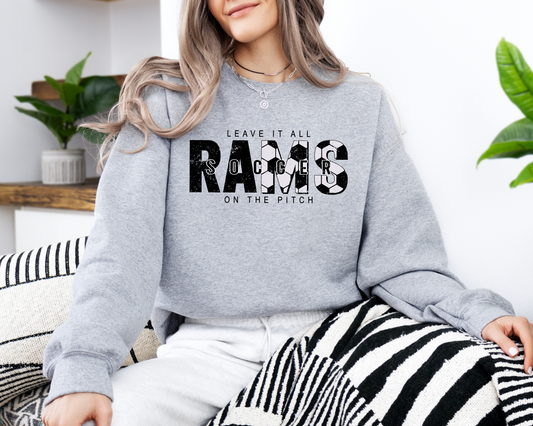 Rams Leave it All on the Pitch Sweatshirt