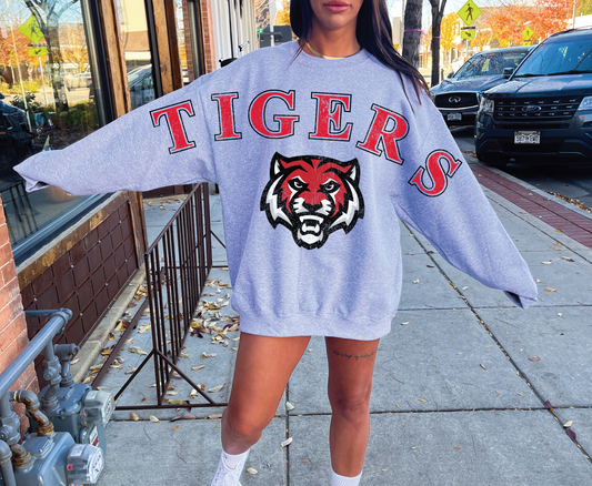 ADM Tigers Vintage Full Sleeve Sweatshirt
