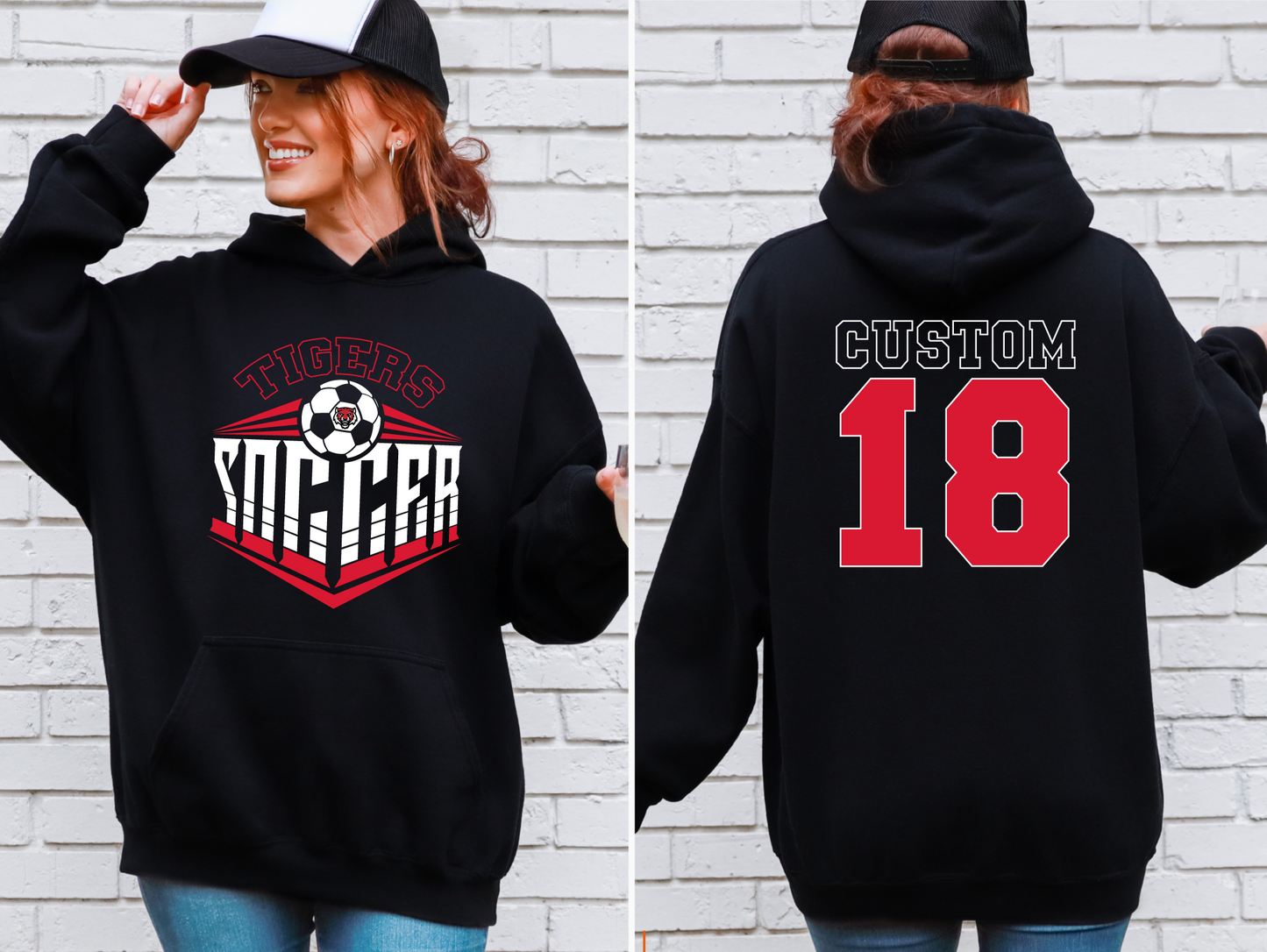 ADM Tigers Soccer Sweatshirt - Customized