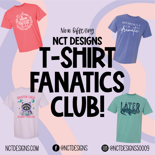 T-Shirt Fanatics Club - One T-shirt Every Month!